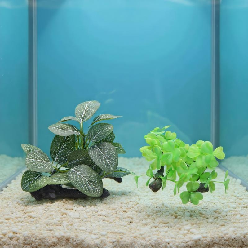 Planted Aquarium With Driftwood - ต้นไม้ประดิษฐ์แบบกิ่งไม้ลอยน้ำสำหรับตกแต่งตู้ปลา ต้นไม้พลาสติกสำหรับตกแต่งตู้ปลา
