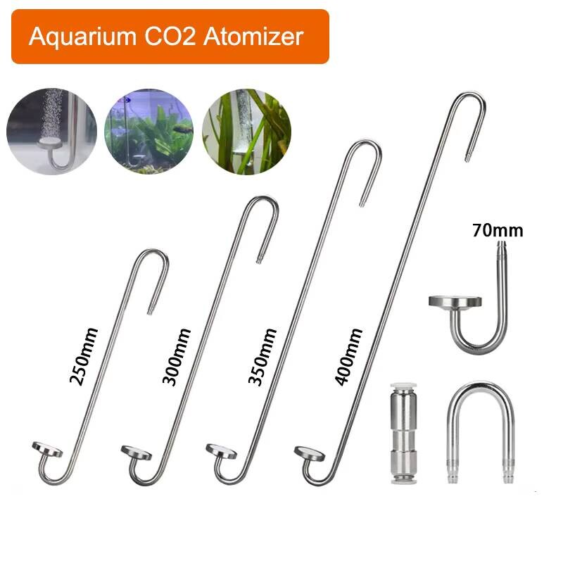 Planted Aquarium Co2 - CO2 Nebulizer CO2 Diffuser Aquarium สแตนเลสเซรามิค