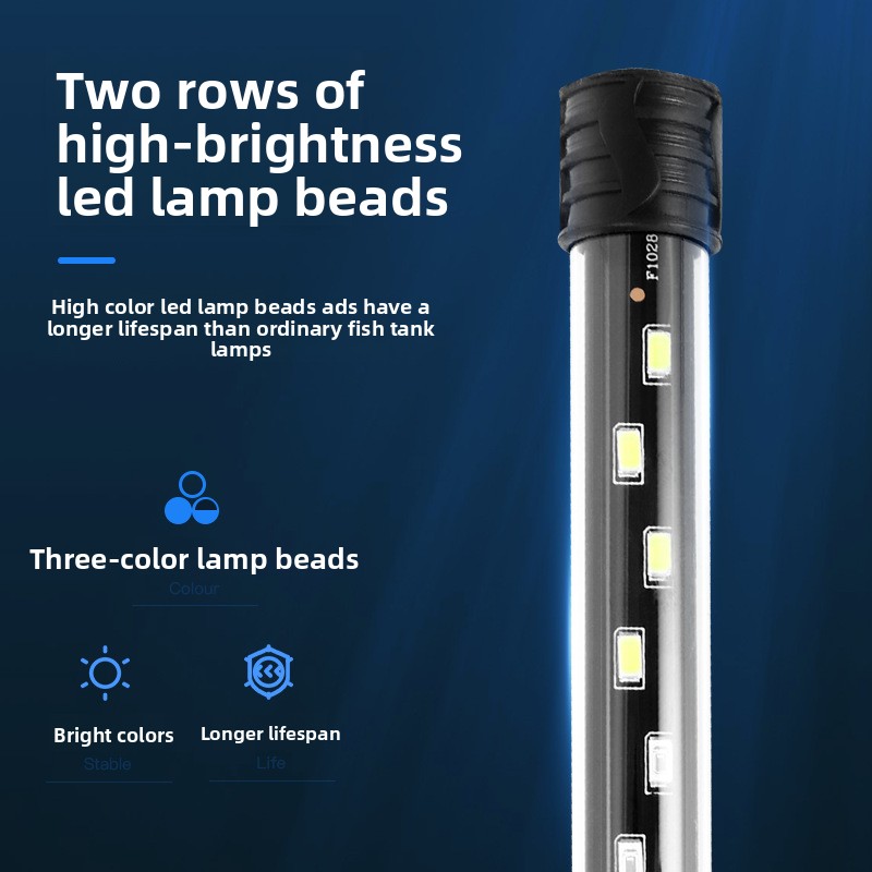 Aquarium Plant Growing - ไฟ LED สำหรับตู้ปลา กันน้ำ ไฟปลูกพืชในตู้ปลา ขนาด