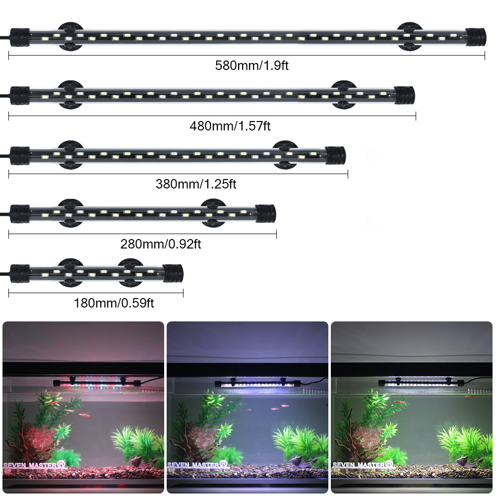 Aquarium Plant Growing - Aquarium Light LED Plant Grow โคมไฟกันน้ําถังปลา