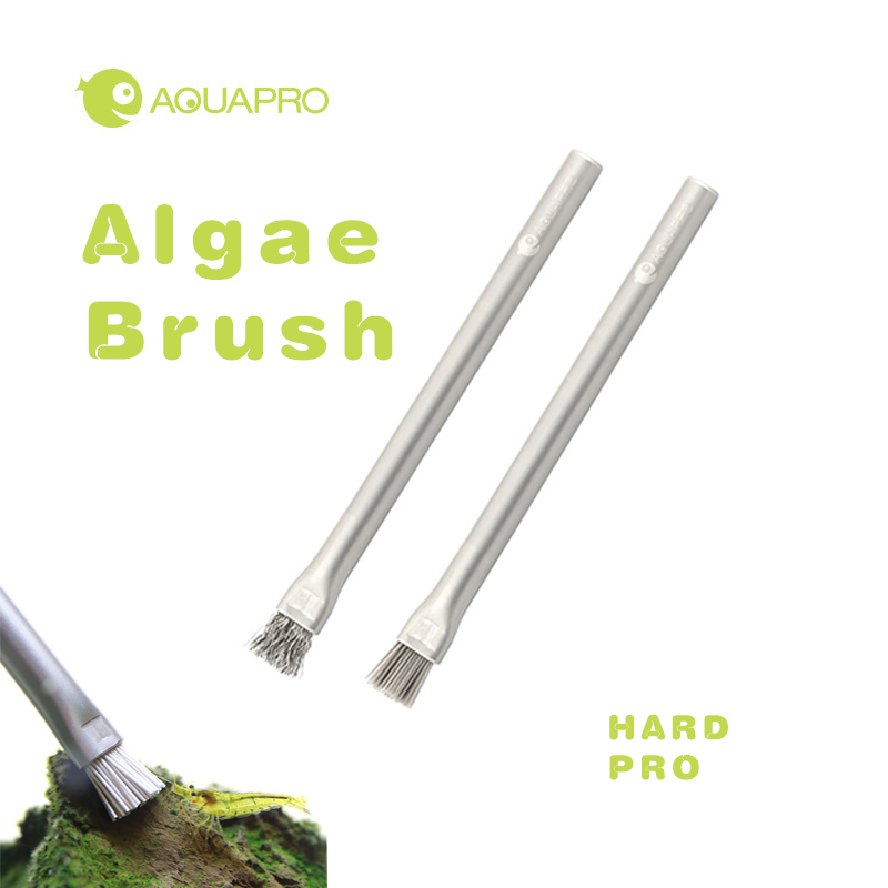 Planted Aquarium Algae Remover - แปรงสาหร่าย aquapro อุปกรณ์สำหรับตู้ปลาอุปกรณ์ทำความสะอาดและถังปลาที่กำจัดแปรงทำความสะอาดโรงงานเกลือน้ำจืด