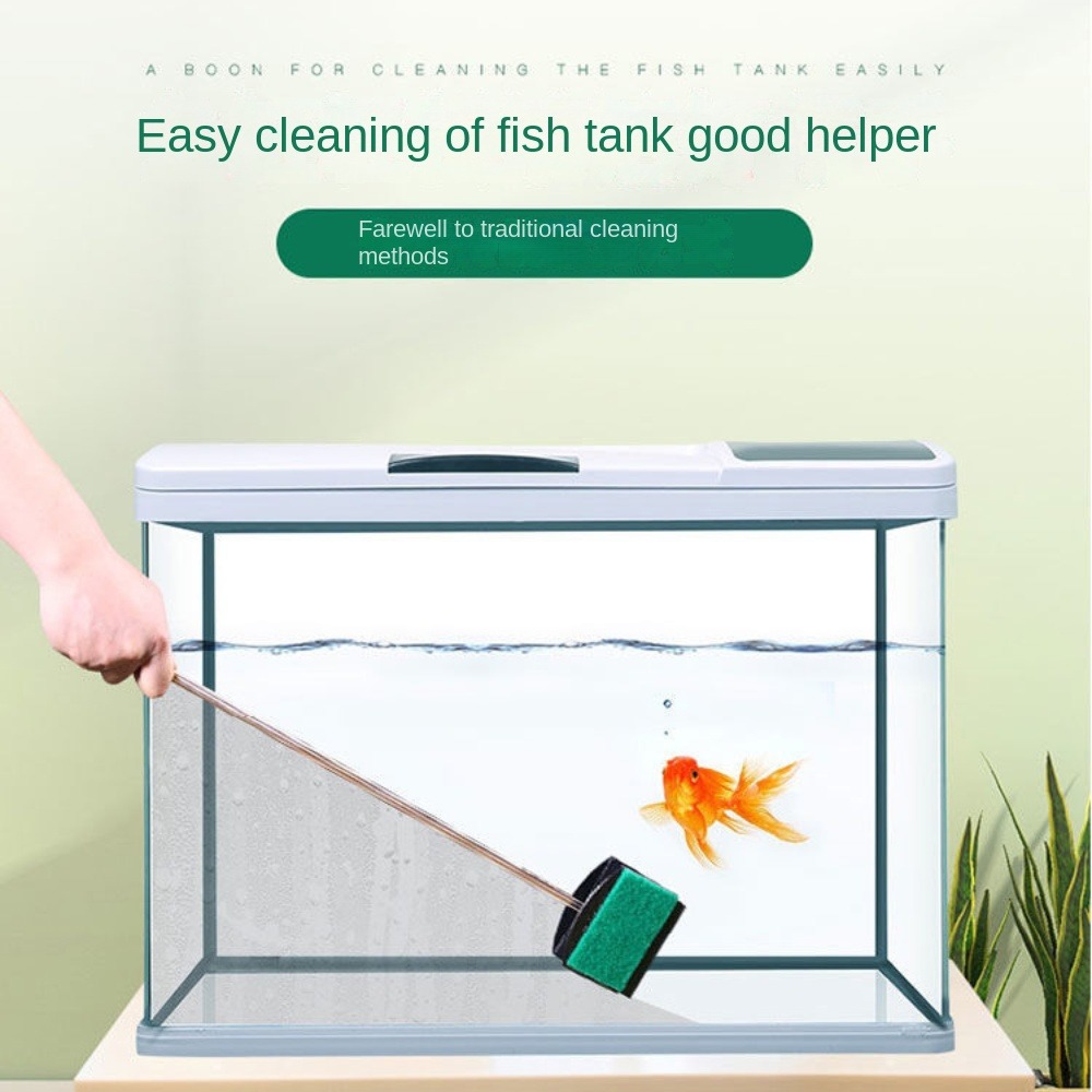 Planted Aquarium Algae Remover - อุปกรณ์ทำความสะอาดตู้ปลา แปรงฟองน้ำ อุปกรณ์ขัดทำความสะอาด ขจัดตะไคร่น้ำ ล้างกระจก ทำความสะอาดต้นไม้ในตู้ปลา
