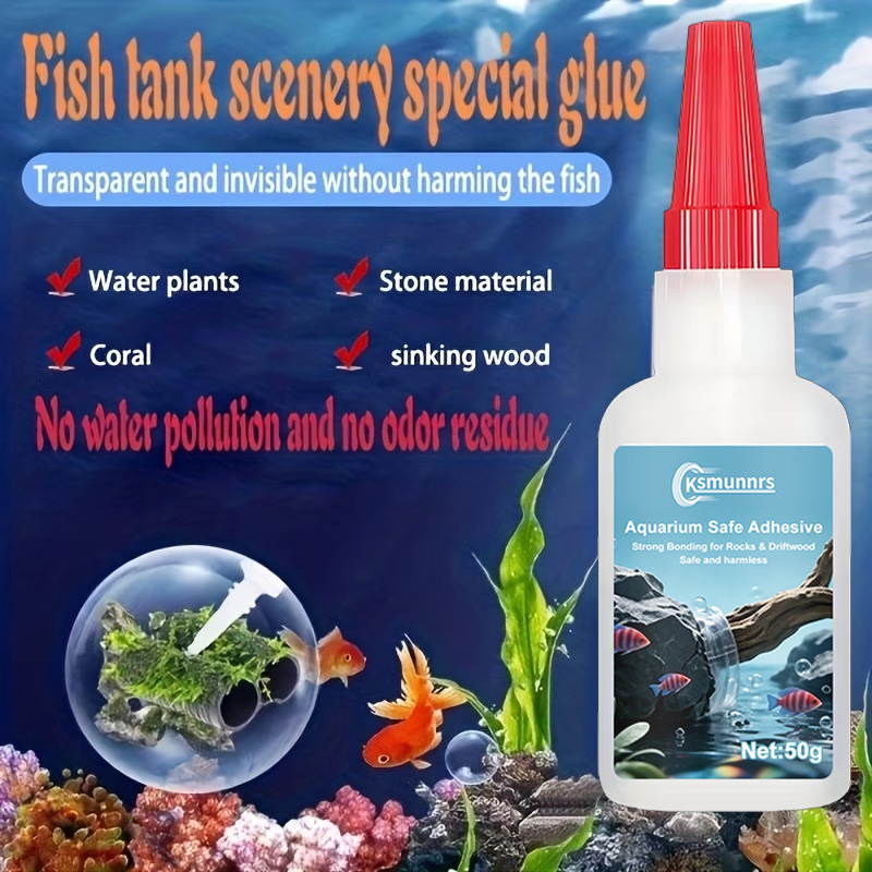 กาวติดตู้ปลา, กาวติดมอสและหญ้า - Planted Aquarium With Driftwood บทวิจารณ์และราคา