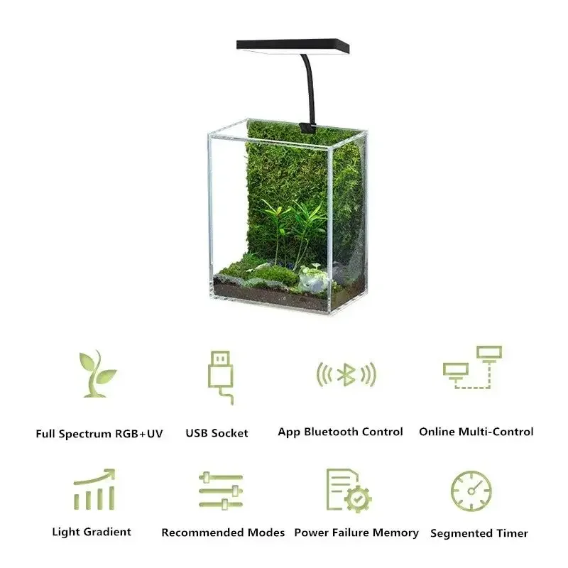 WEEK AQUA Mag Pro USB ไฟนาโนสำ - Aquarium Plant Growing บทวิจารณ์และราคา