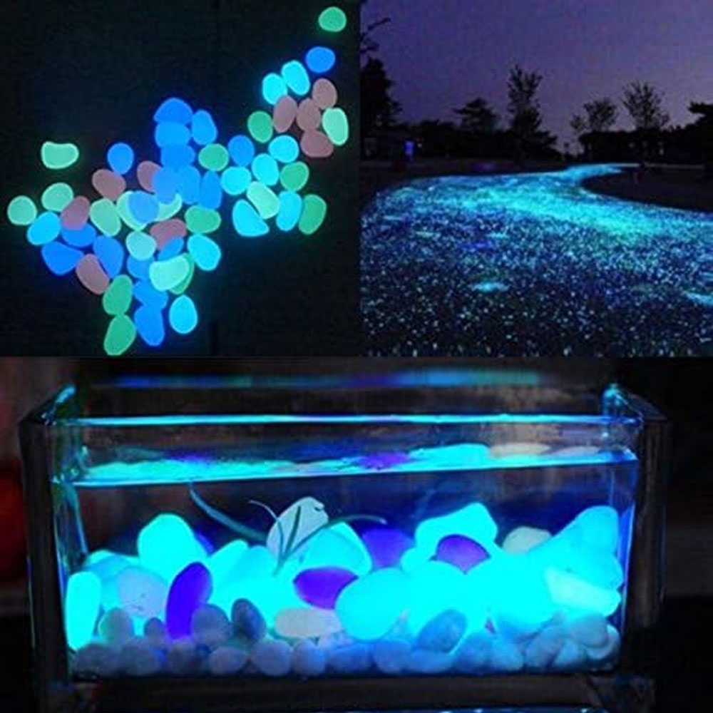 ถังปลา Rocks Glow Blue Pebbles - Aquarium Plant Delivery บทวิจารณ์และราคา