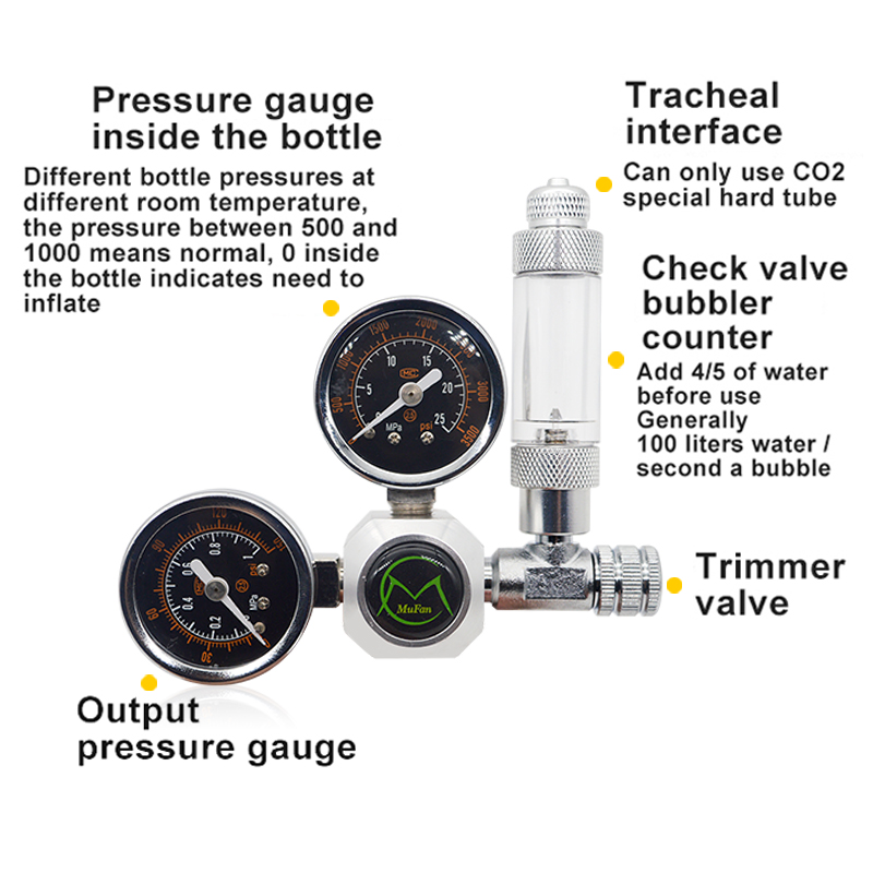 Aquarium CO2 Regulator Magneti - Planted Aquarium Co2 บทวิจารณ์และราคา