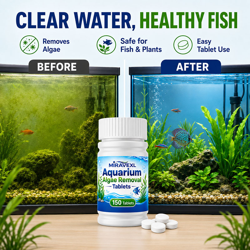 เม็ดกำจัดตะไคร่น้ำในตู้ปลา MIR - Aquarium Plant Delivery บทวิจารณ์และราคา